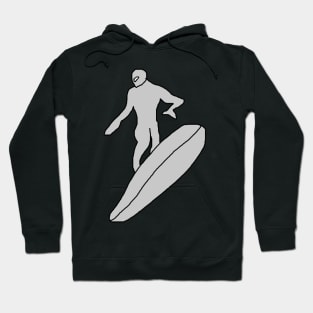 Poorly Drawn Silver Surfer Hoodie